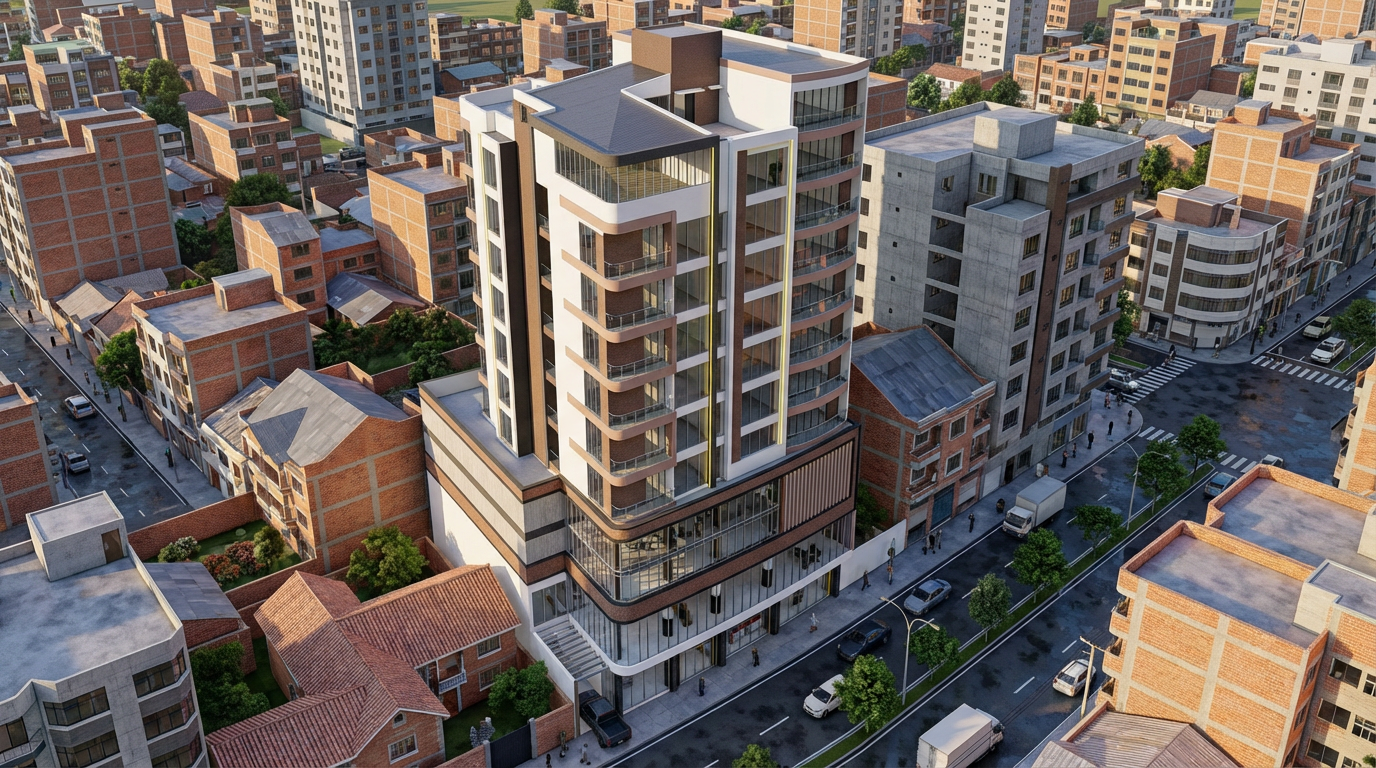 Edificio residencial en El Alto, Bolivia